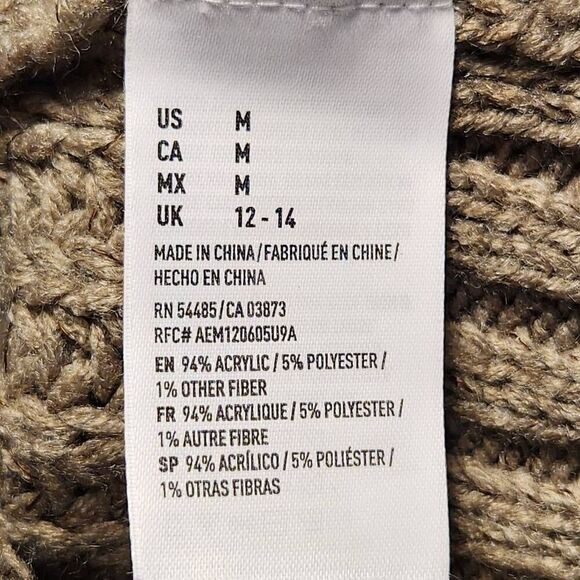 American Eagle Outfitters AEO Jegging Sweater tan Size medium - Picture 5 of 7